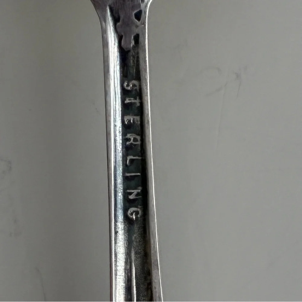 Vintage Oregon State Demitasse Spoon Collectible Souvenir Sterling Silver 10g